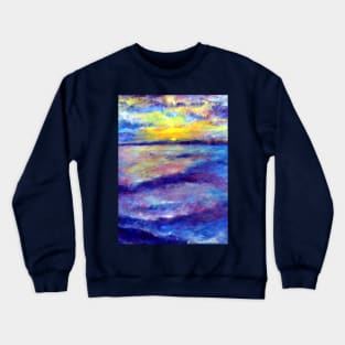 Edisto, South Carolina Ocean Sunrise Crewneck Sweatshirt